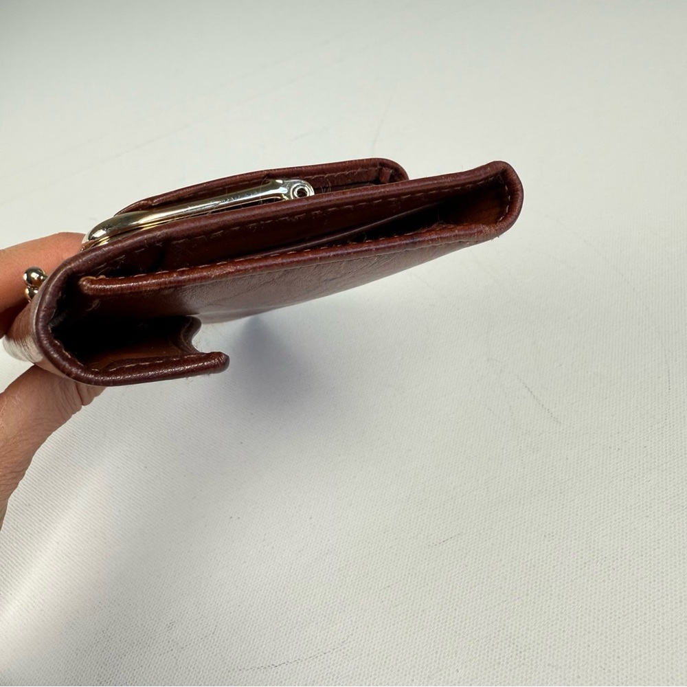 Buxton Brown Leather Long Bifold Wallet - Picture 12 of 15